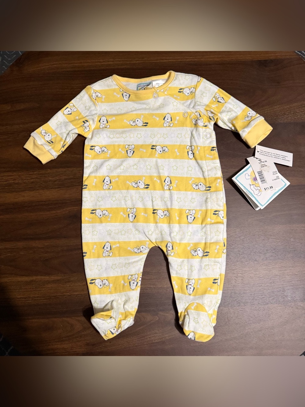 NWT baby vintage snoopy peanuts sleeper